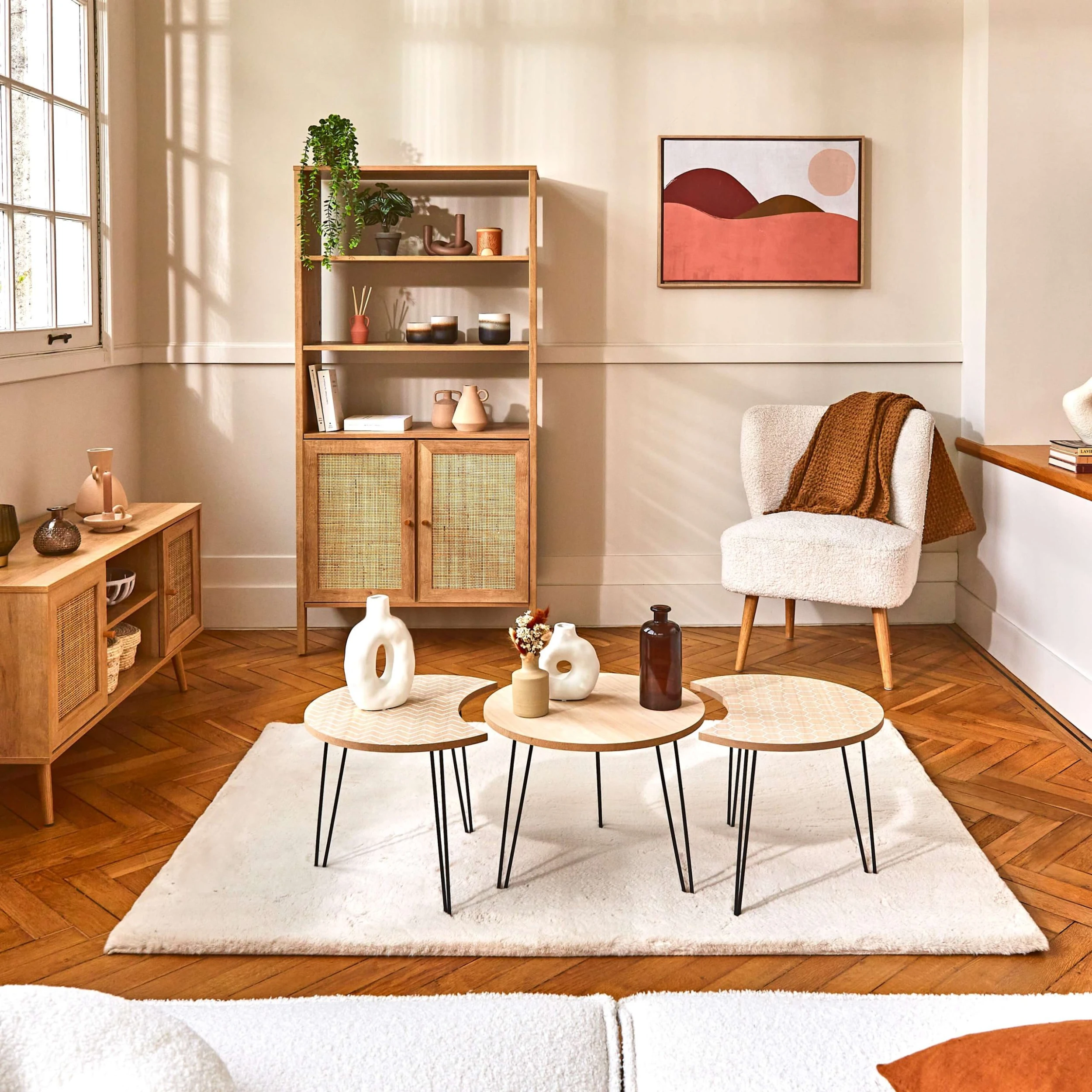 A&A Story Toile Encadree Montagnes 50x70cm Rose 5 A&A Story Toile Encadree Montagnes 50x70cm Rose â Image 3