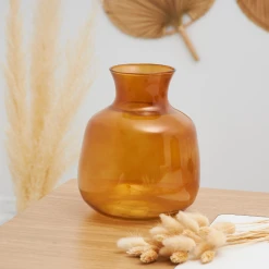 Deco Distrib Vase Ambre D17xh20cm - Litka -SEMA design Boutique 0cb71 petit vase ambre