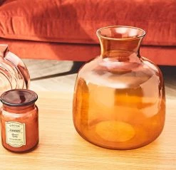 Deco Distrib Vase Ambre D24xh29cm - Litka -SEMA design Boutique 105bc amb hd fds cat23 5189