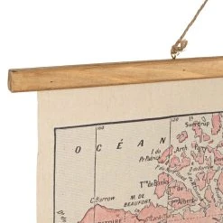 Comptoir De Famille Toile Monde Rose Et Orange 5 Comptoir De Famille Toile Monde Rose Et Orange -SEMA design Boutique 200852 DET01 WEB