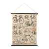 Comptoir De Famille Toile Bicyclette Noir Et Rouge -SEMA design Boutique 200853 DEB WEB