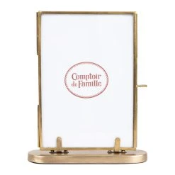 Comptoir De Famille Cadre Photo Fleurlys Dore Antique