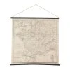 Comptoir De Famille Toile "carte Royaume De Fr Beige 98x96cm -SEMA design Boutique 201273 DEB WEB
