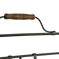 Comptoir De Famille Etagere Murale Avec Panier Reserve Noir 48x33x11cm En Fer Noir Et Sapin -SEMA design Boutique 201282 DET02 WEB