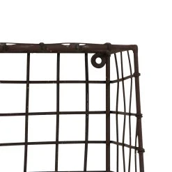 Comptoir De Famille Etagere Murale 2 Compartiments Cuisine Tradition Brun En Fer -SEMA design Boutique 201327 DET03 WEB