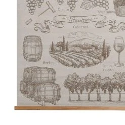 Comptoir De Famille Toile "viticulture" Brun 91x100cm 7 Comptoir De Famille Toile "viticulture" Brun 91x100cm -SEMA design Boutique 201368 DET01 WEB