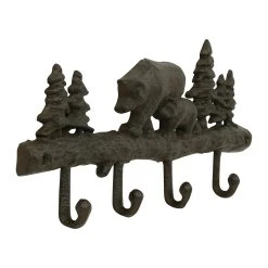 Comptoir De Famille Patère 4 Crochets En Fonte Brun - La Foret -SEMA design Boutique 201590 DET01 WEB