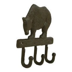 Comptoir De Famille Patère 3 Crochets En Fonte Brun - La Foret 6 Comptoir De Famille Patère 3 Crochets En Fonte Brun - La Foret -SEMA design Boutique 201591 DET01 WEB