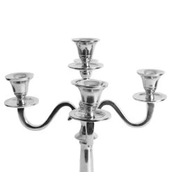 Côté Table Chandelier 5 Branches Esna Argenté En Aluminium 7 Côté Table Chandelier 5 Branches Esna Argenté En Aluminium -SEMA design Boutique 31756 DET01 WEB