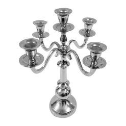 Côté Table Chandelier 5 Branches Esna Argenté En Aluminium 6 Côté Table Chandelier 5 Branches Esna Argenté En Aluminium -SEMA design Boutique 31756 FRN01 WEB