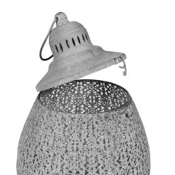 Côté Table Lanterne Orient Grise En Fer Et Verre -SEMA design Boutique 31802 DET04 WEB