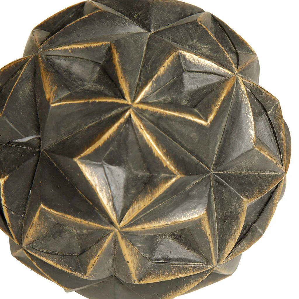 Côté Table Boules Déco X6 Fernoir Patiné En Polyrésine 5 Côté Table Boules Déco X6 Fernoir Patiné En Polyrésine – Image 3