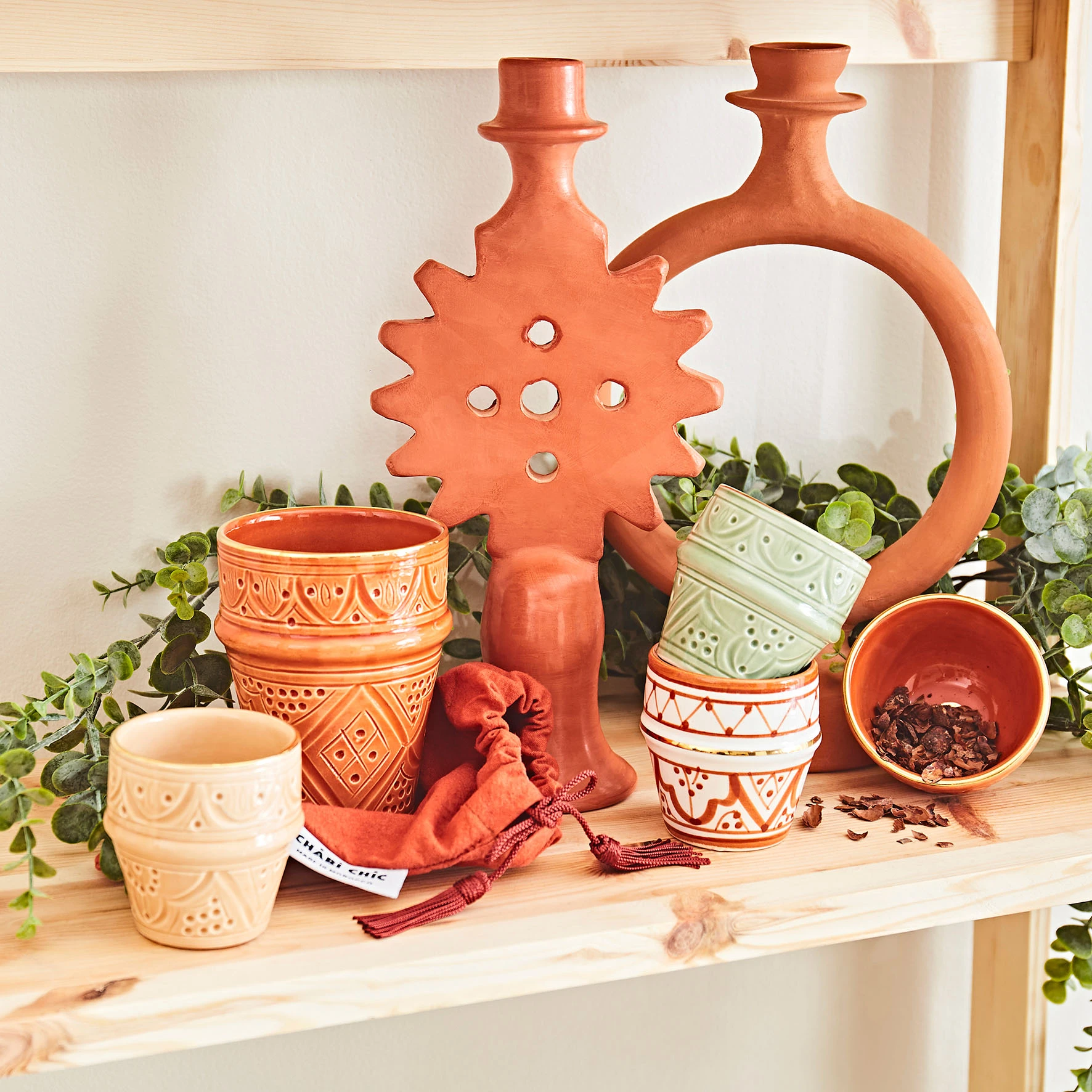 Chabi Chic Bougeoir Anneau Finition Brute Naturel D18xh28cm 6 Chabi Chic Bougeoir Anneau Finition Brute Naturel D18xh28cm – Image 4