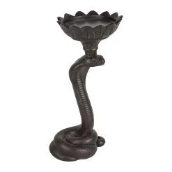 Côté Table Bougeoir Cobra Katja Noir En Polyrésine -SEMA design Boutique 34746 DET01 WEB