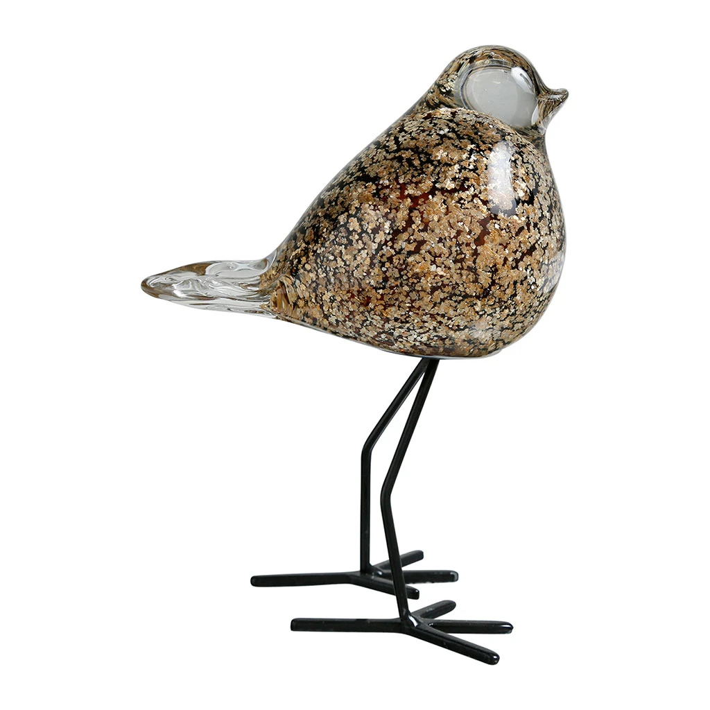 Côté Table Déco Moineau Serin Dorée 11X8H15cm 3 Côté Table Déco Moineau Serin Dorée 11X8H15cm