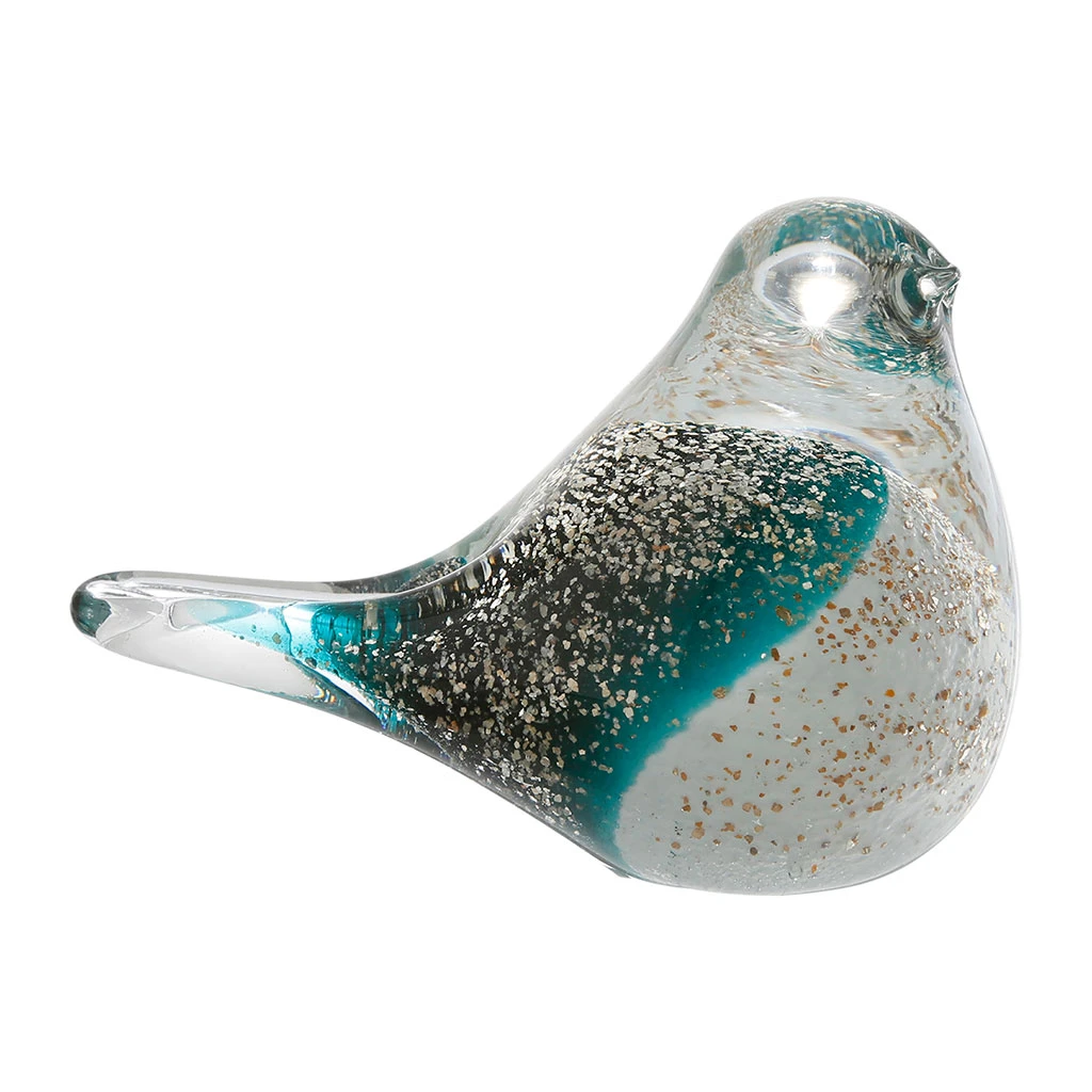 Côté Table Presse-Papier Moineau Serin Emeraude H8cm 3 Côté Table Presse-Papier Moineau Serin Emeraude H8cm