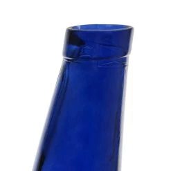 Côté Table Vase Courbe Andalou Indigo D20xh100cm Verre Recyclé -SEMA design Boutique 37487 DET01 WEB