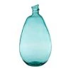 Côté Table Vase Colibri Turquoise D26xh47cm Verre Recyclé -SEMA design Boutique 37497 DEB WEB