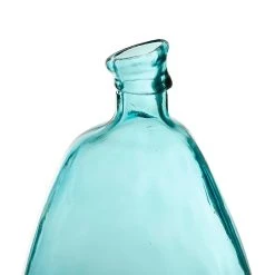 Côté Table Vase Colibri Turquoise D26xh47cm Verre Recyclé -SEMA design Boutique 37497 DET01 WEB