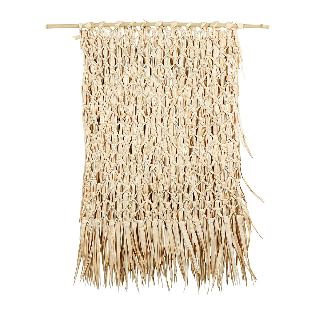 Côté Table Déco Murale Tressée En Feuille De Palmier - Glenia 3 Côté Table Déco Murale Tressée En Feuille De Palmier - Glenia