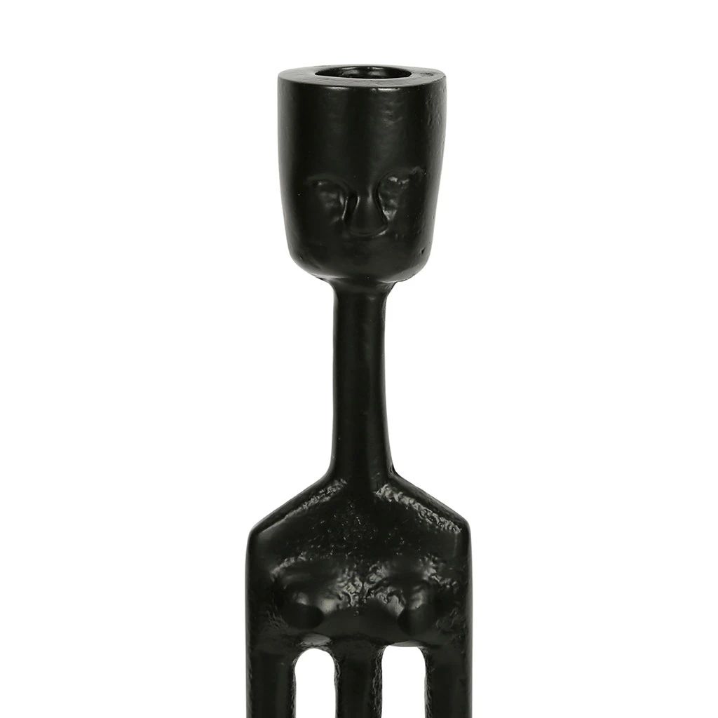 Côté Table Bougeoir Noir Mat H40cm - Archibeld 5 Côté Table Bougeoir Noir Mat H40cm - Archibeld – Image 3