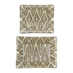 Côté Table Cendrier En Porcelaine Brun - Chin