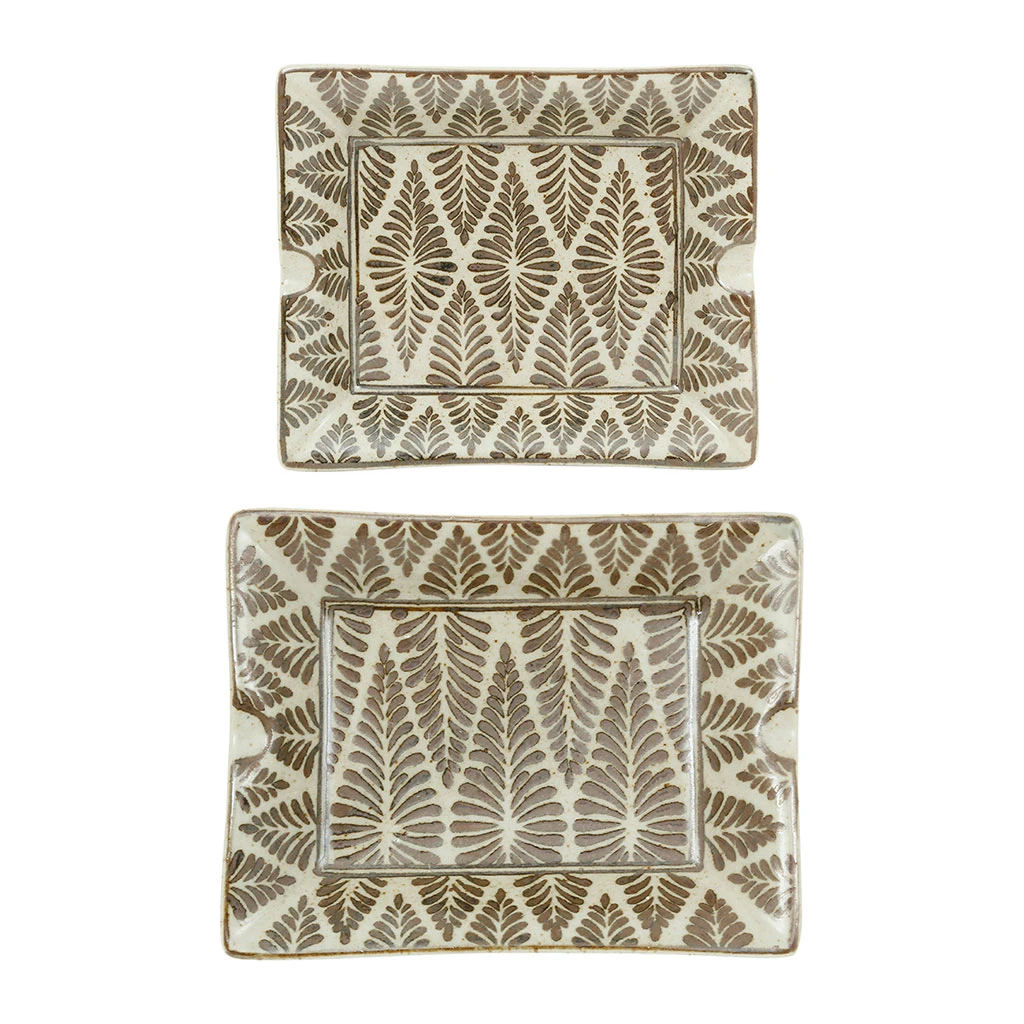 Côté Table Cendrier En Porcelaine Brun - Chin 3 Côté Table Cendrier En Porcelaine Brun - Chin