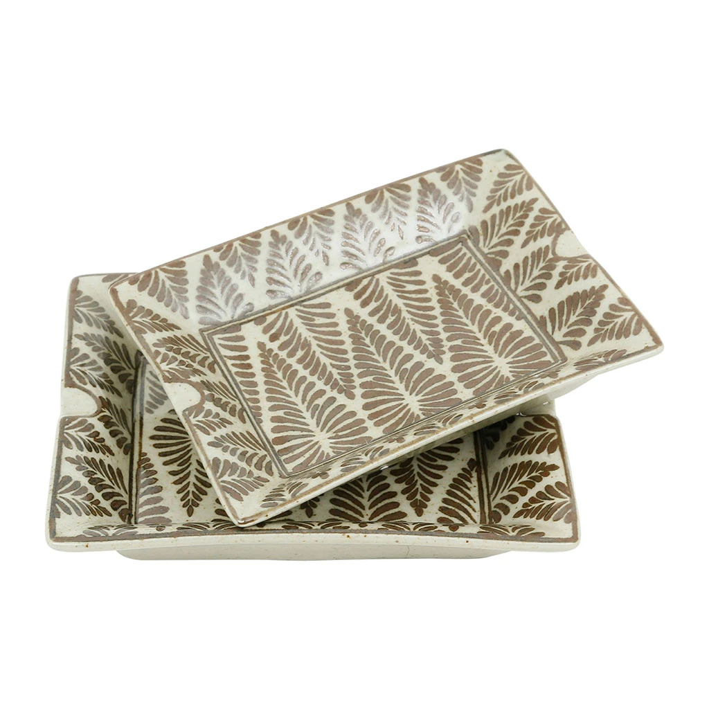 Côté Table Cendrier En Porcelaine Brun - Chin 4 Côté Table Cendrier En Porcelaine Brun - Chin – Image 2