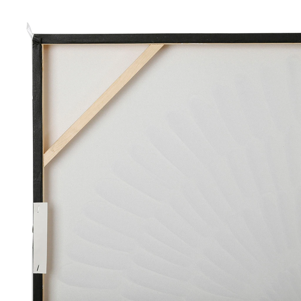 Côté Table Peinture-tableau Rayures Blanches 90x90cm 5 Côté Table Peinture-tableau Rayures Blanches 90x90cm – Image 3