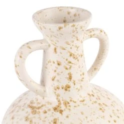 Côté Table Vase Blanc Cassé D21xh37cm En Faience - Antya -SEMA design Boutique 39048 DET01 WEB