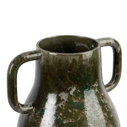 Côté Table Vase Amphore Kaki H34.5cm En Faience -SEMA design Boutique 39050 DET01 WEB