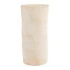 Côté Table Vase Blanc Cass2 11.5x12xh25.5cm Faience - Iktoum -SEMA design Boutique 39052 DEB WEB