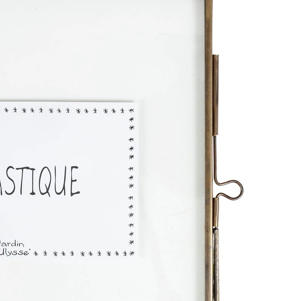 Jardin D'Ulysse Cadre Photo Ruban Doré En Fer Et Verre 4 Jardin D'Ulysse Cadre Photo Ruban Doré En Fer Et Verre – Image 2