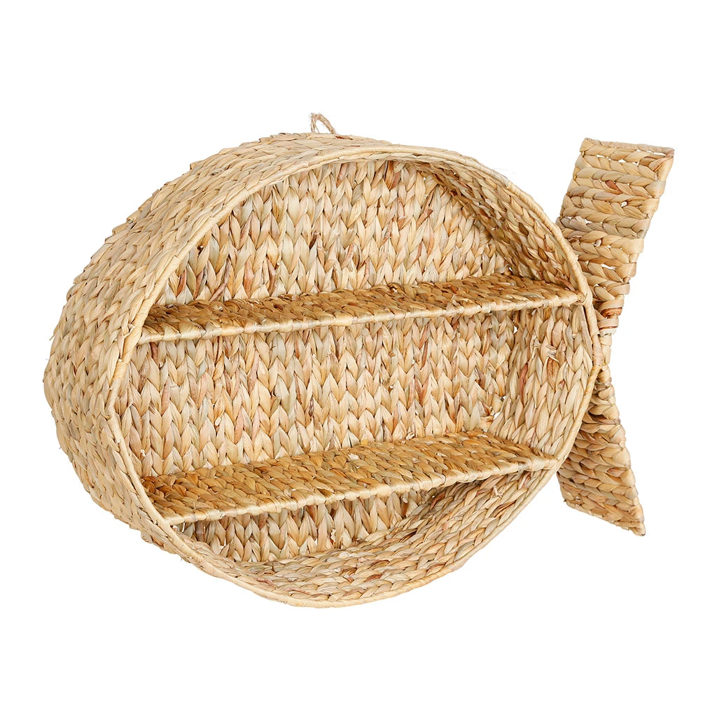 Jardin D'Ulysse Etagere Murale 2 Niveaux (en Lot De 2) Un été A La Mer Naturel Jacinthe D'eau Et Fer 5 Jardin D'Ulysse Etagere Murale 2 Niveaux (en Lot De 2) Un été A La Mer Naturel Jacinthe D'eau Et Fer – Image 3