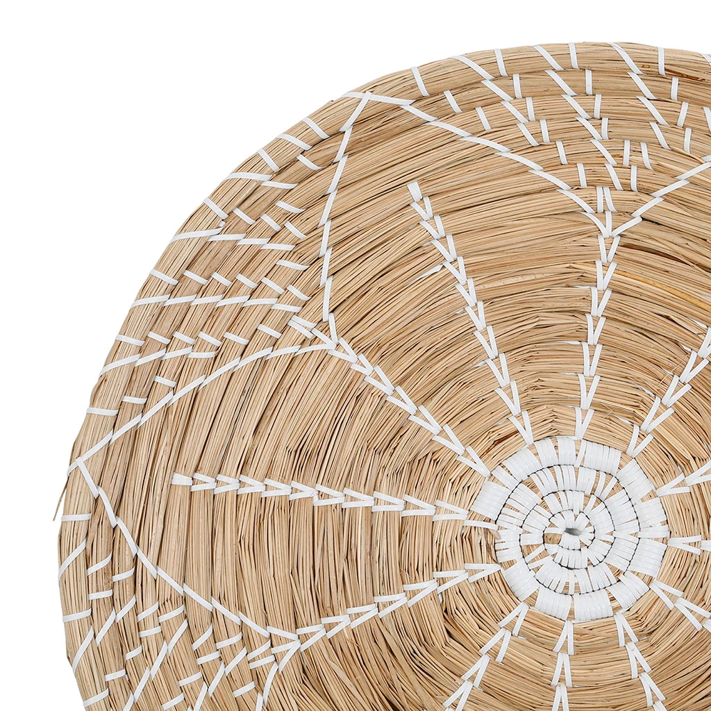 Jardin D'Ulysse Deco Murale (lot De 3) Un été A La Mer Naturel Et Blanc En Jonc De Mer 4 Jardin D'Ulysse Deco Murale (lot De 3) Un été A La Mer Naturel Et Blanc En Jonc De Mer – Image 2