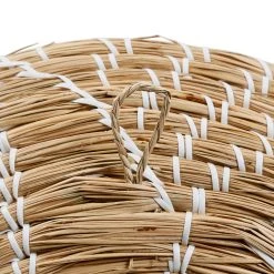 Jardin D'Ulysse Deco Murale (lot De 3) Un été A La Mer Naturel Et Blanc En Jonc De Mer 7 Jardin D'Ulysse Deco Murale (lot De 3) Un été A La Mer Naturel Et Blanc En Jonc De Mer -SEMA design Boutique 467042 DET02 WEB