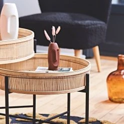 SEMA DESIGN Vase Face Terracotta 6X5.5Xh13.5Cm Gres -SEMA design Boutique 46712 amb rentree2021 1449 hd