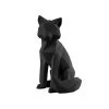 Pt' Statue Origami Fox Polyrésine Large Mat Noir 1 Pt' Statue Origami Fox Polyrésine Large Mat Noir -SEMA design Boutique 602637 FRN01 WEB