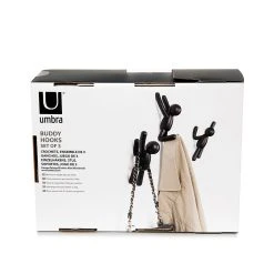 Umbra Crochet Mural Bonhomme Noir Buddy 11 Umbra Crochet Mural Bonhomme Noir Buddy -SEMA design Boutique 604415 FRN04 WEB