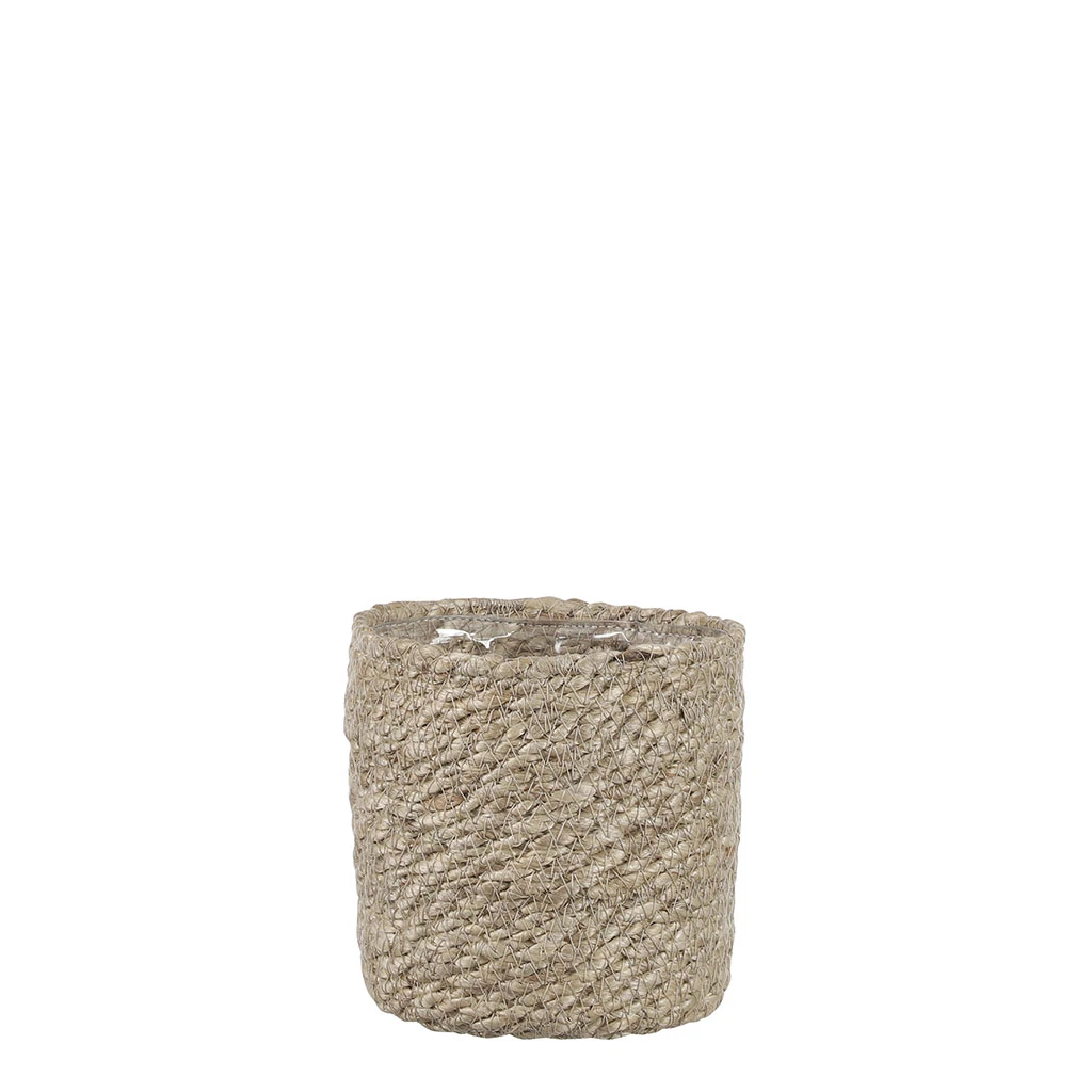 Mica Décorations Cache-pot Creme H12cm - Atlantic 2 Mica Décorations Cache-pot Creme H12cm - Atlantic