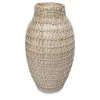 Opjet Vase Hugo En Bambou Et Paille - H34cm -SEMA design Boutique 621884 FRN01 WEB