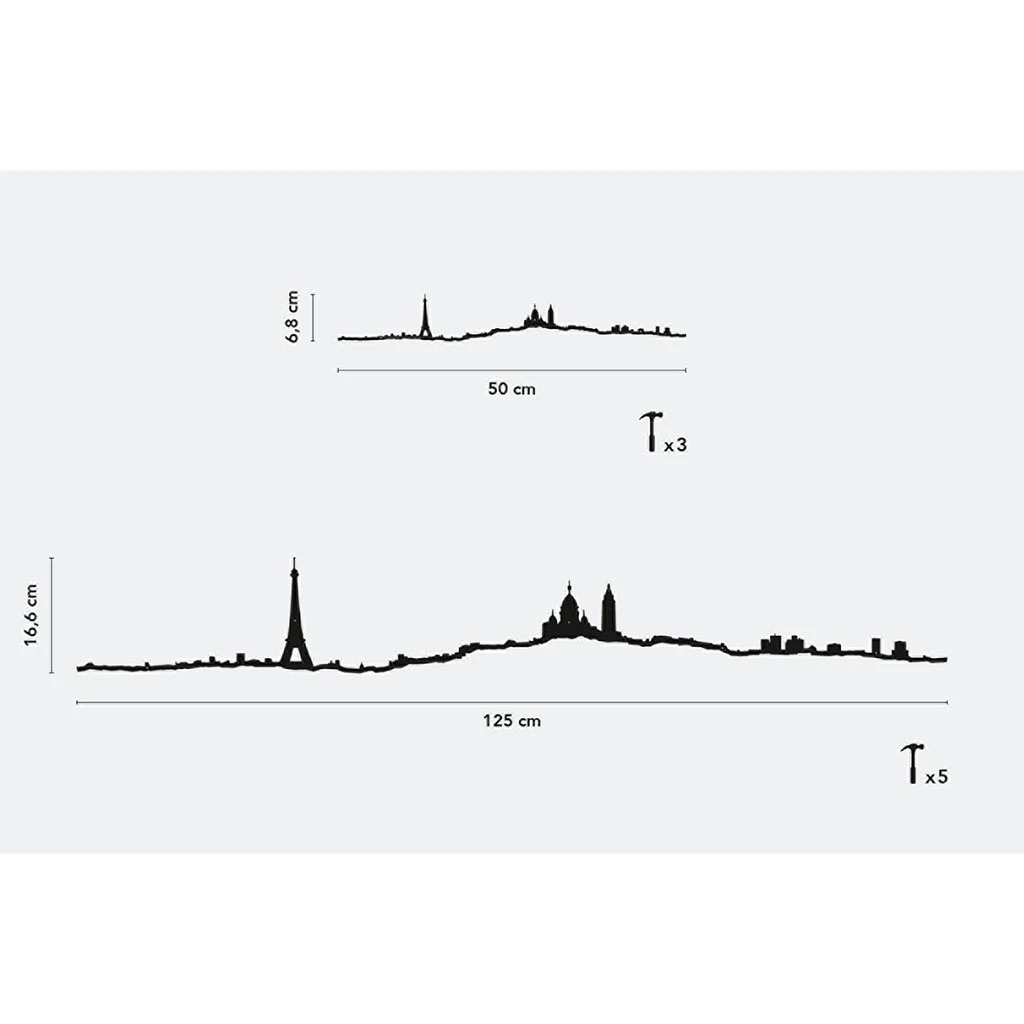 The Line Décoration Murale Ligne Paris 50cm 6 The Line Décoration Murale Ligne Paris 50cm – Image 4