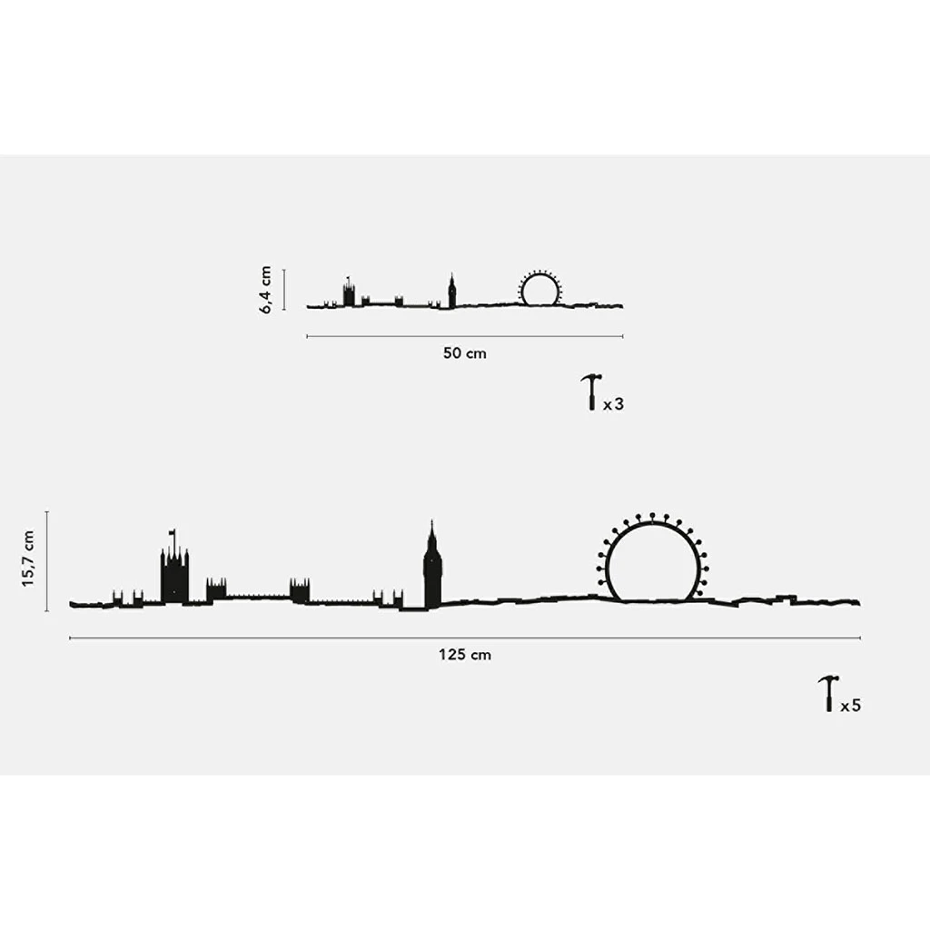 The Line Décoration Murale Ligne London 50cm 6 The Line Décoration Murale Ligne London 50cm – Image 4