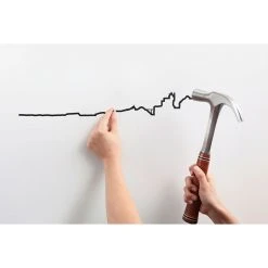 The Line Décoration Murale Ligne Biarritz L50cm Noir -SEMA design Boutique 624539 FRN04 WEB