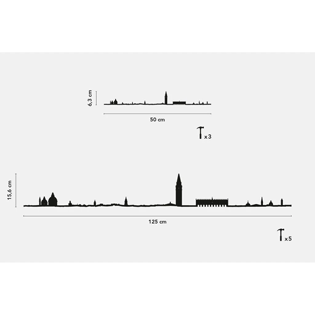 The Line Décoration Murale Ligne Venise L50cm Noir 6 The Line Décoration Murale Ligne Venise L50cm Noir – Image 4