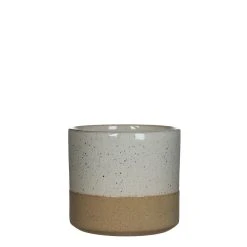 Mica Décorations Cache-pot Lago Blanc H16.5cm