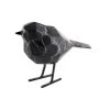Pt' Statue Petit Oiseau En Polyresine Noir 7.5x17xh13.5cm -SEMA design Boutique 633108 FRN01 WEB