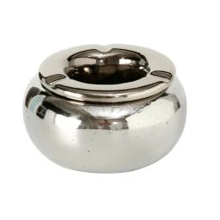 Boltze Cendrier D'exterieur Cohen Argente D14xh8cm En Gres