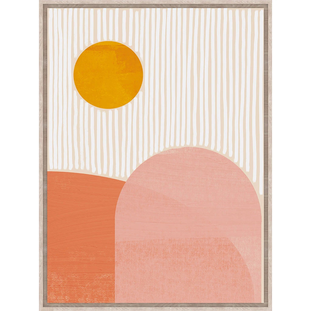 A&A Story Toile Encadree Montagnes 60x80cm Rose 3 A&A Story Toile Encadree Montagnes 60x80cm Rose