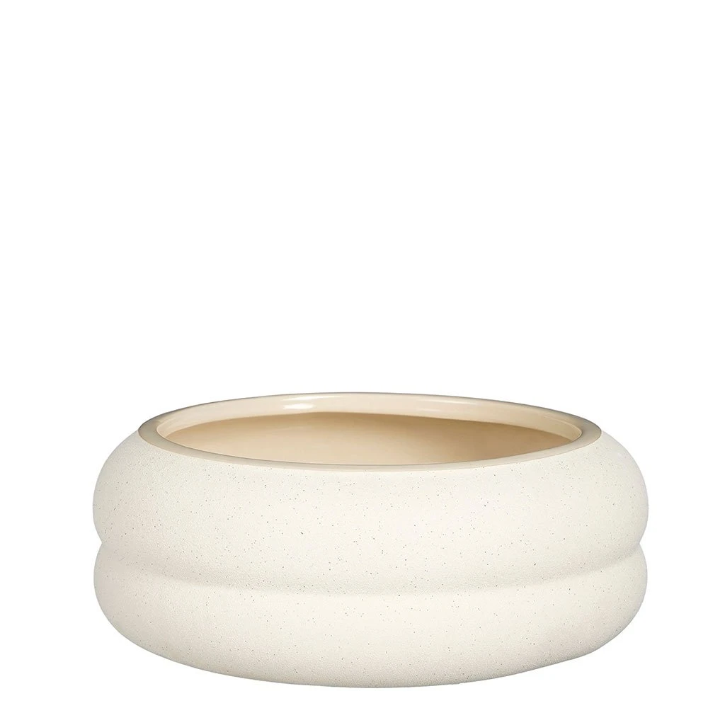 Mica Décorations Coupe Glen Blanc Casse-d28xh11cm 3 Mica Décorations Coupe Glen Blanc Casse-d28xh11cm